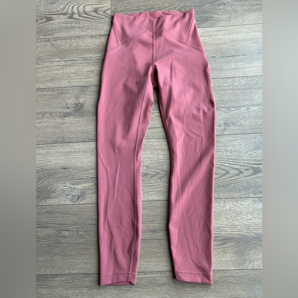 Lululemon High-Waisted Rose Pink Buttery Soft Leggings - Picture 1 of 5
